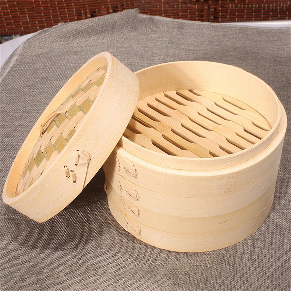 Steamer Bamboo Set - أدوات مطبخ صينية من الخيزران: غطاء