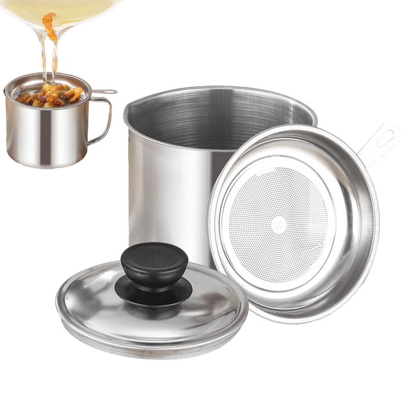 Home Cooking Oil Filter - الفولاذ المقاوم للصدأ فلتر زيت المطبخ