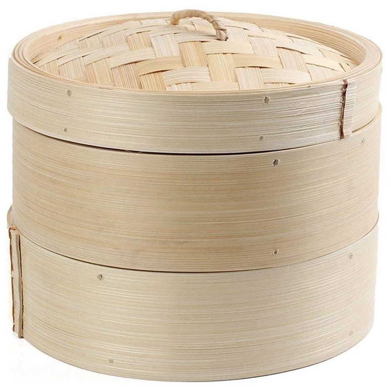 Steamer Bamboo Set - باخرة من الخيزران 2 طبقة 8
