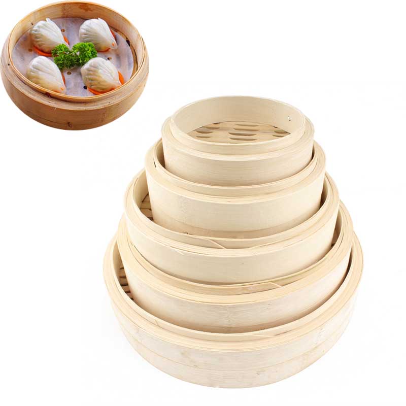 Steamer Bamboo Set - سلة باخرة من الخيزران، رف تبخير،