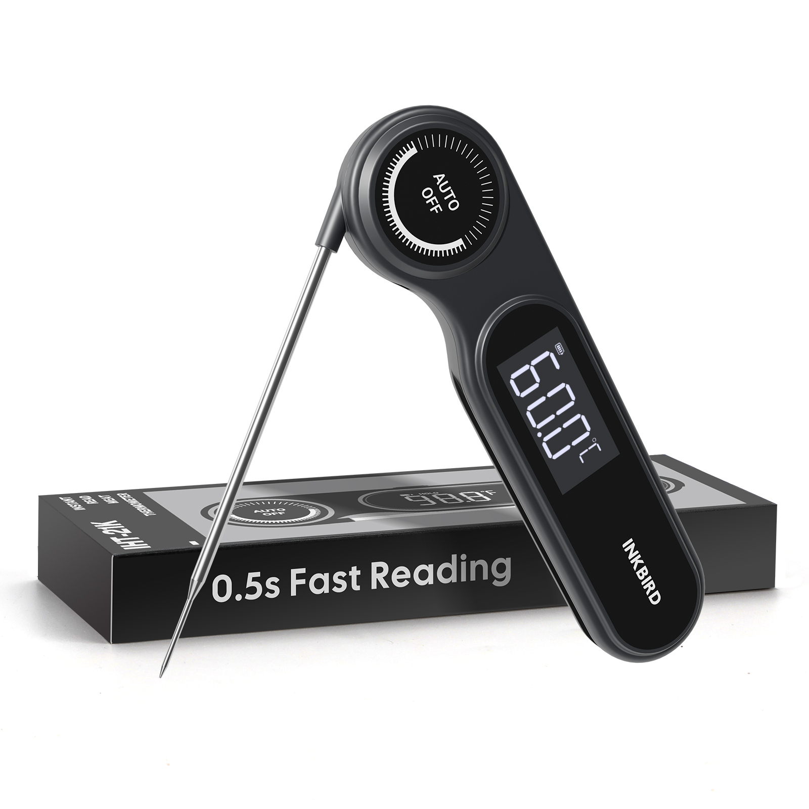 Home Cooking Fast Foods - INKBIRD IHT-21K 0.5s ميزان حرارة اللحوم