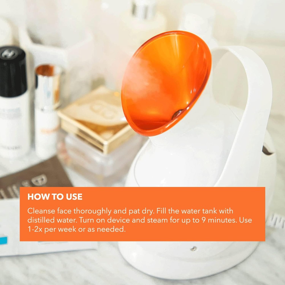 Steamer Bamboo Set - جهاز بخار للوجه احترافي لتنظيف المسام