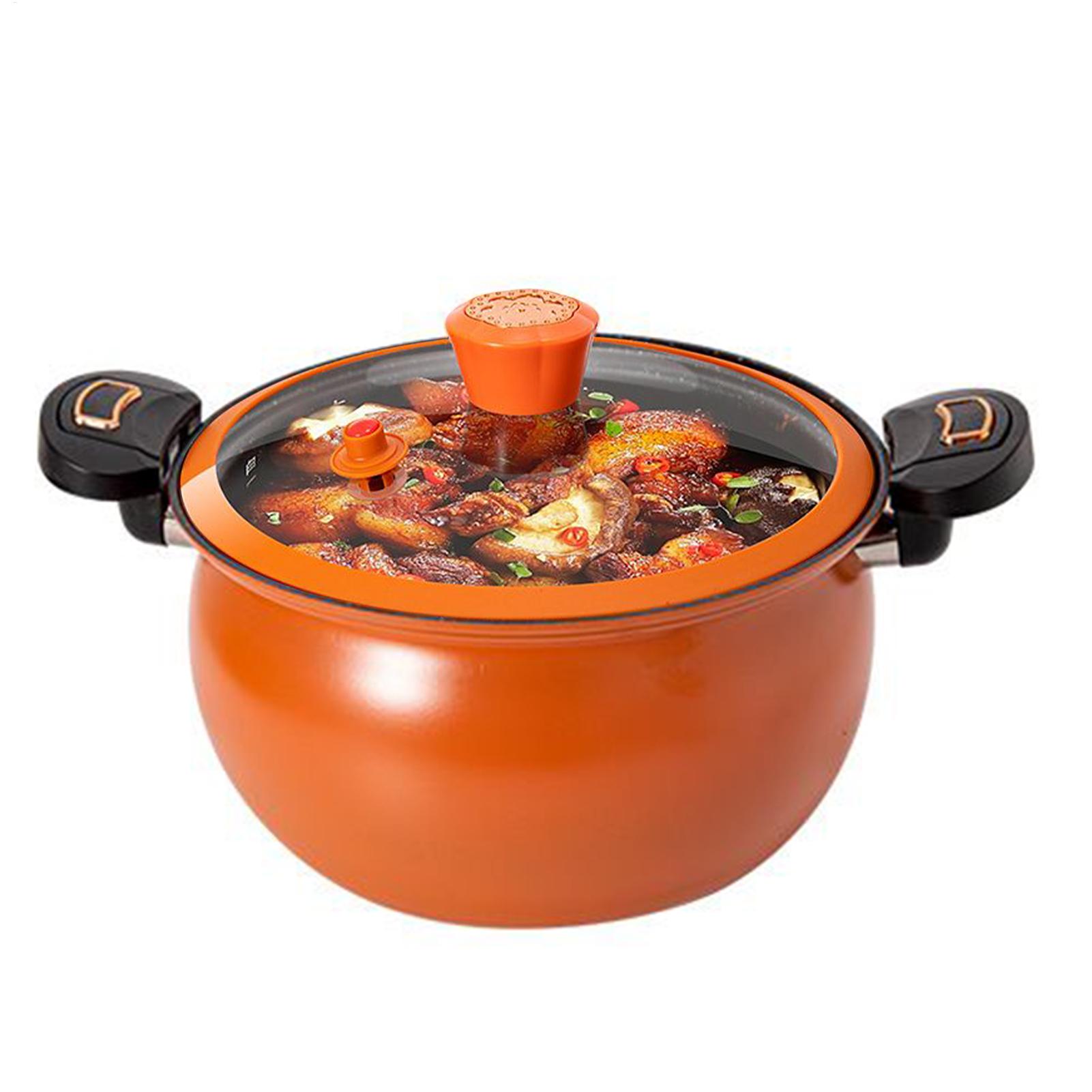 Home Cooking Fast Foods - قدر الضغط الصغير غير عصا وعاء