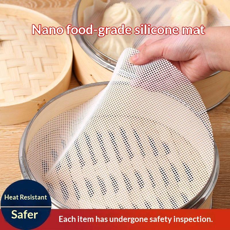 Steamer Bamboo Set - 5 قطع/مجموعة من بطانات التبخير السيليكونية