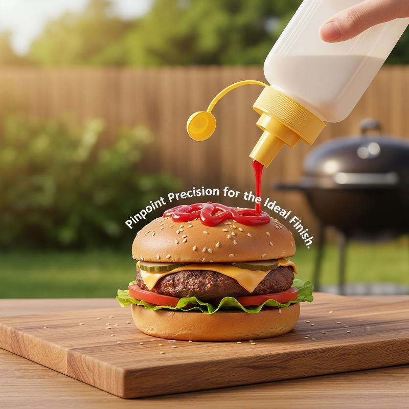 Home Cooking Fast Foods - موزع توابل قابل للعصر مقاوم للغبار،