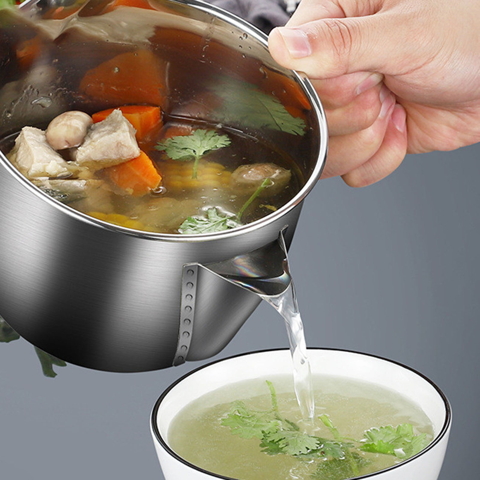 الفولاذ المقاوم للصدأ وعاء الح - مراجعة Home Cooking Oil Filter وسعره