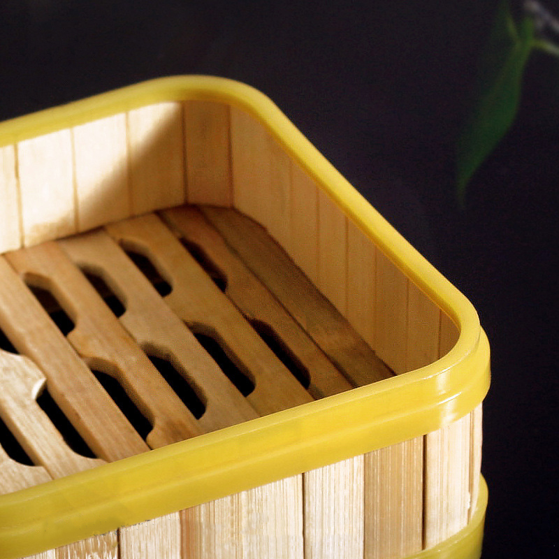 سلة تبخير مربعة من الخيزران، ك - مراجعة Steamer Bamboo Set وسعره