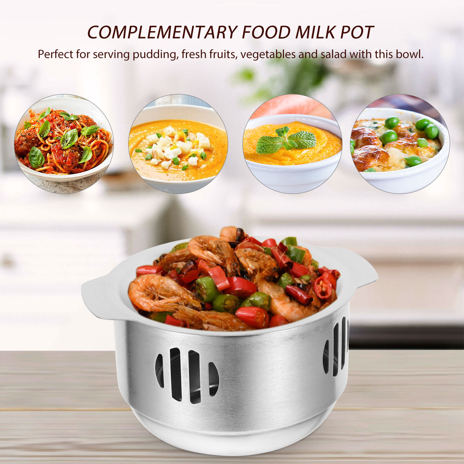 طقم وعاء تسخين الطعام مع موقد  - مراجعة Home Cooking Fast Foods وسعره