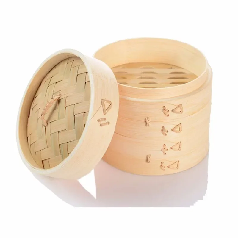 Kitchen Cooking Bamboo Steamer - مراجعة Steamer Bamboo Set وسعره