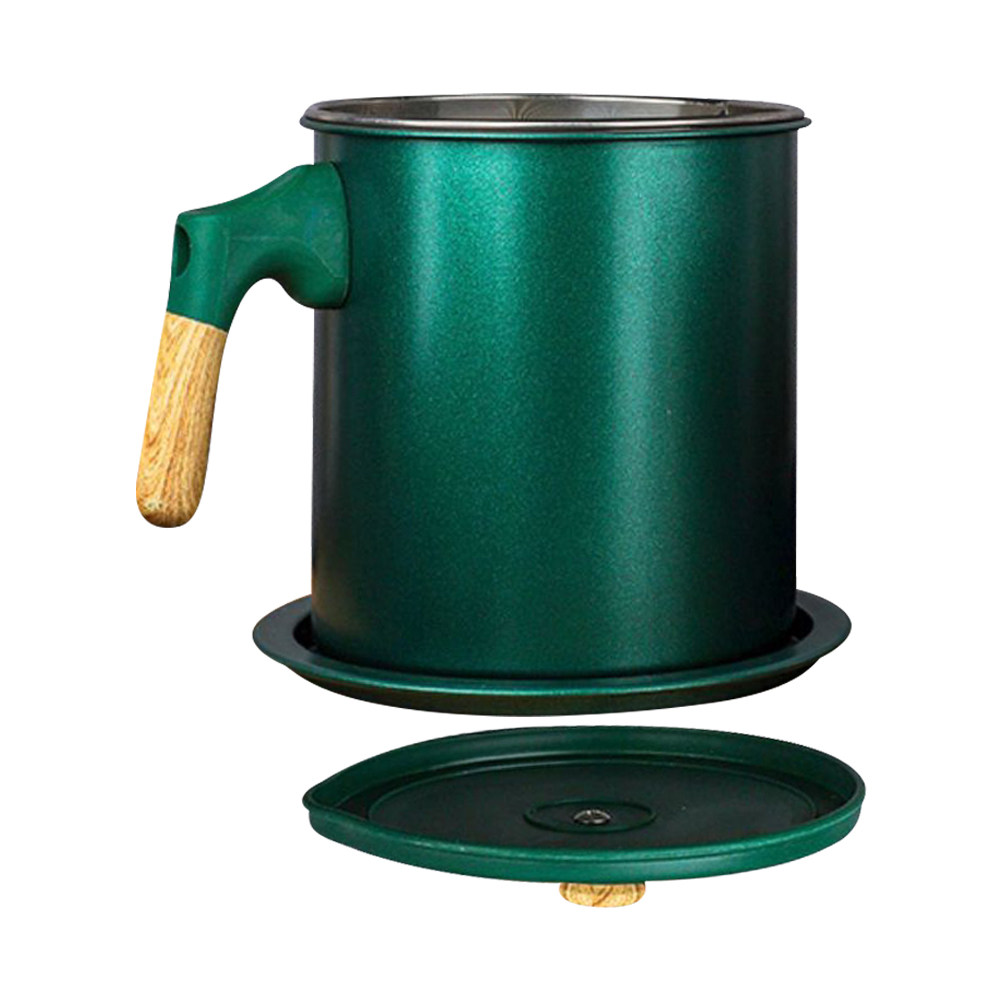 وعاء فلتر زيت من الفولاذ المقا - مراجعة Home Cooking Oil Filter وسعره