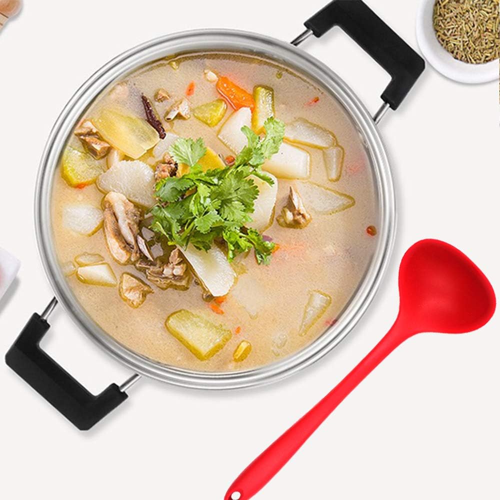 مغارف سيليكون ملاعق شوربة غير  - مراجعة Home Cooking Meals وسعره