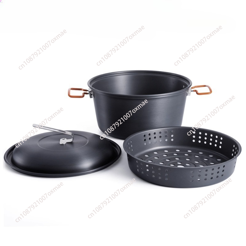 طقم أواني طهي للتخييم في الهوا - مراجعة Steamer Bamboo Set وسعره