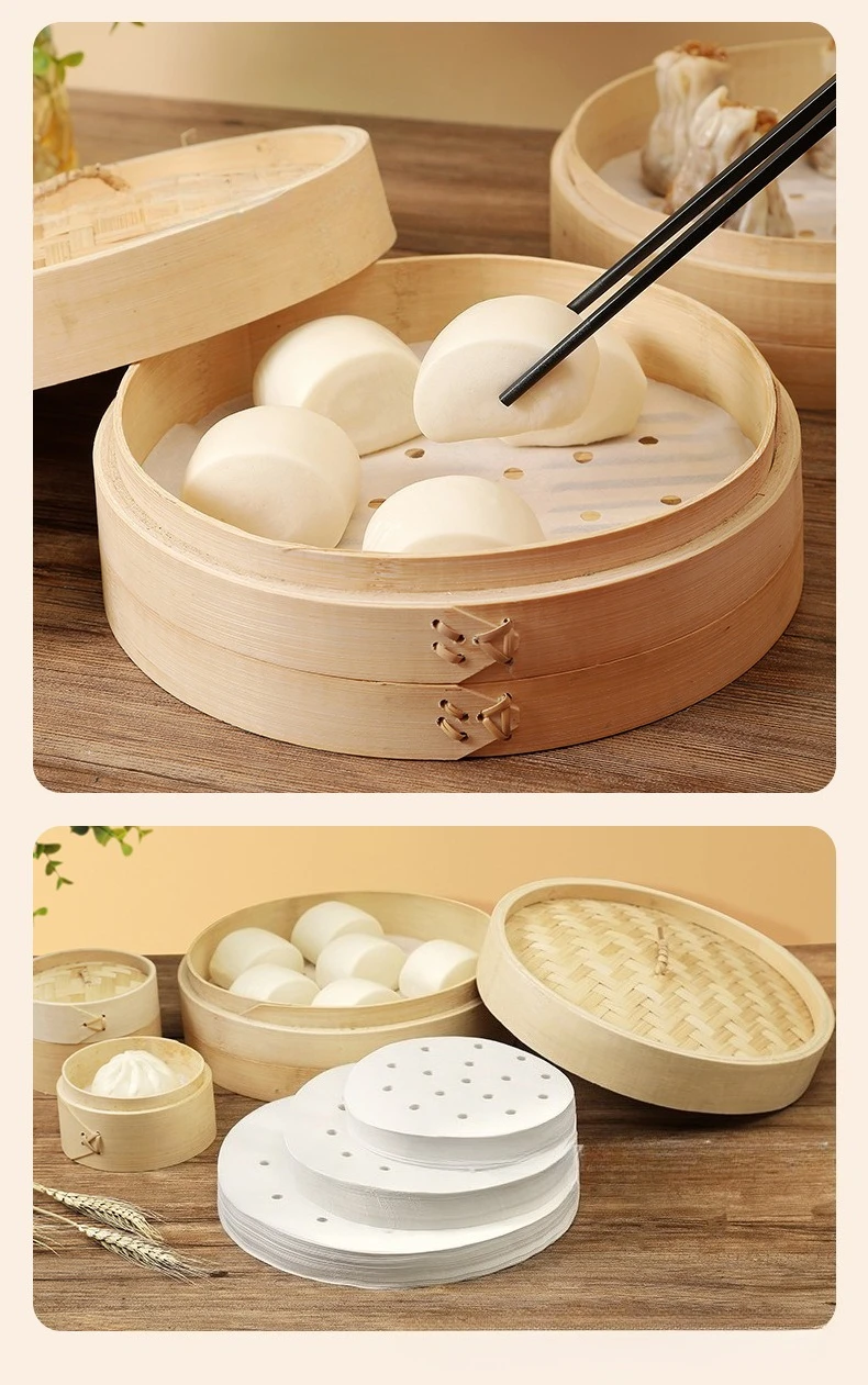 100 قطعة من ورق باخرة للاستعما - مراجعة Steamer Bamboo Set وسعره