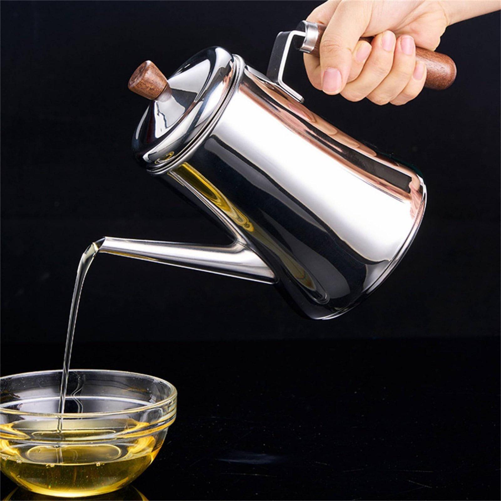 وعاء زيت من الفولاذ المقاوم لل - مراجعة Home Cooking Oil Filter وسعره
