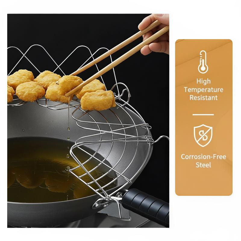 رف تصفية الزيت القابل للطي من  - مراجعة Home Cooking Oil Filter وسعره