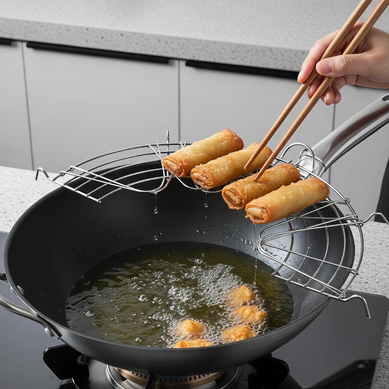 رف تصفية الزيت القابل للطي من  - مراجعة Home Cooking Oil Filter وسعره